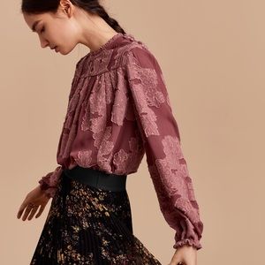 Aritzia Lourdes Blouse - size large